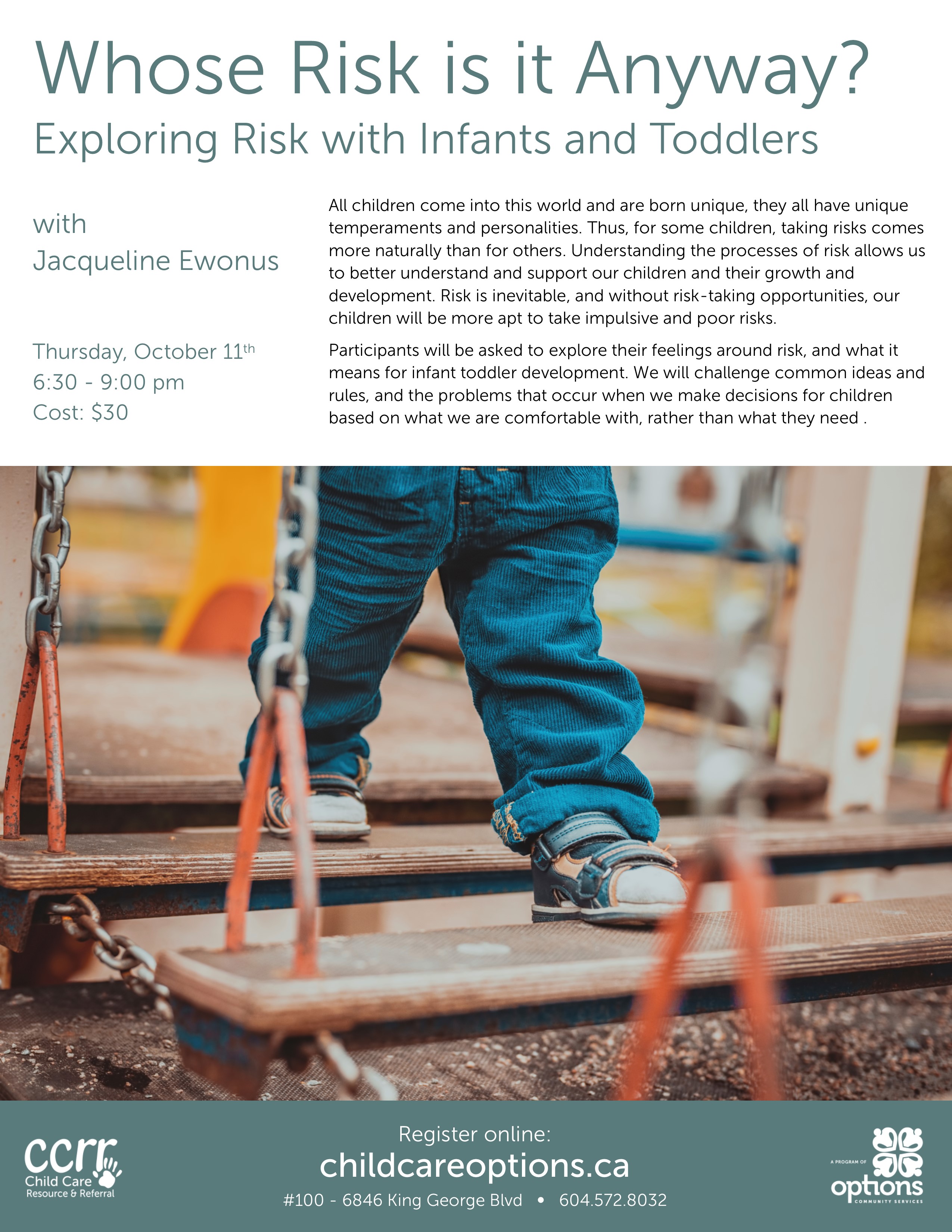 Whose Risk is it Anyway? Exploring Risk with Infants and Toddlers ...